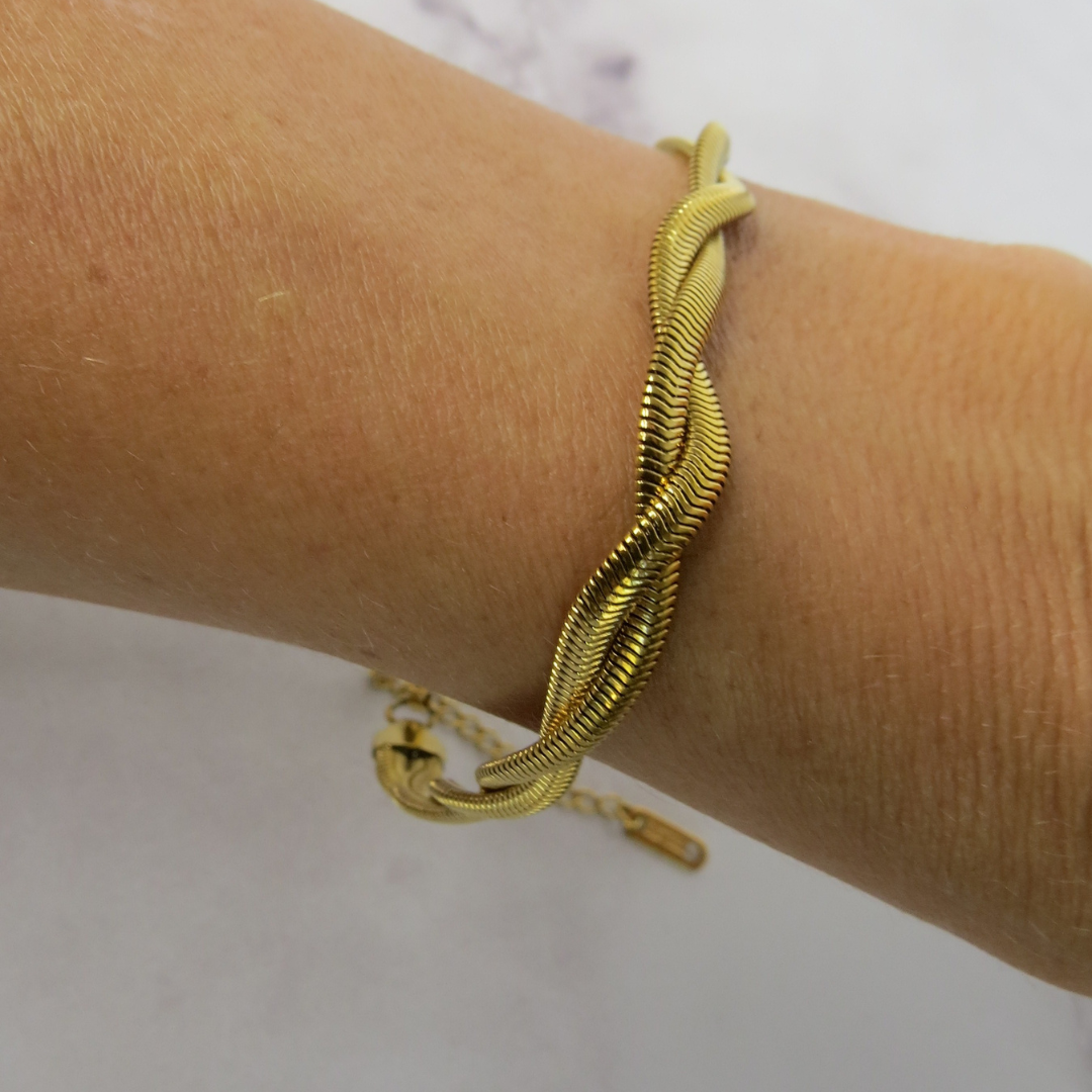 Braided Snake Bracelet