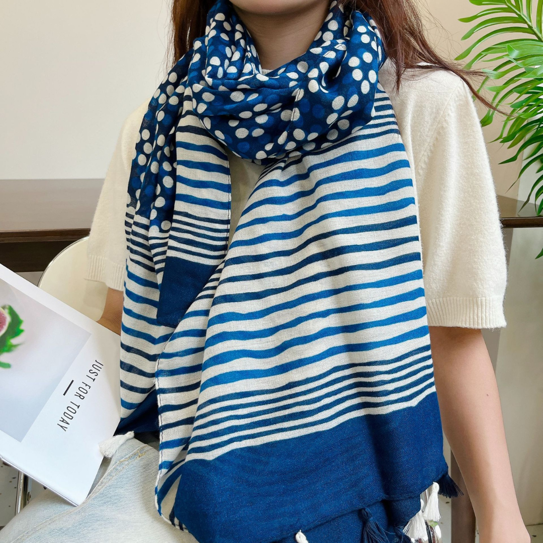Scarf - Blue Stripe