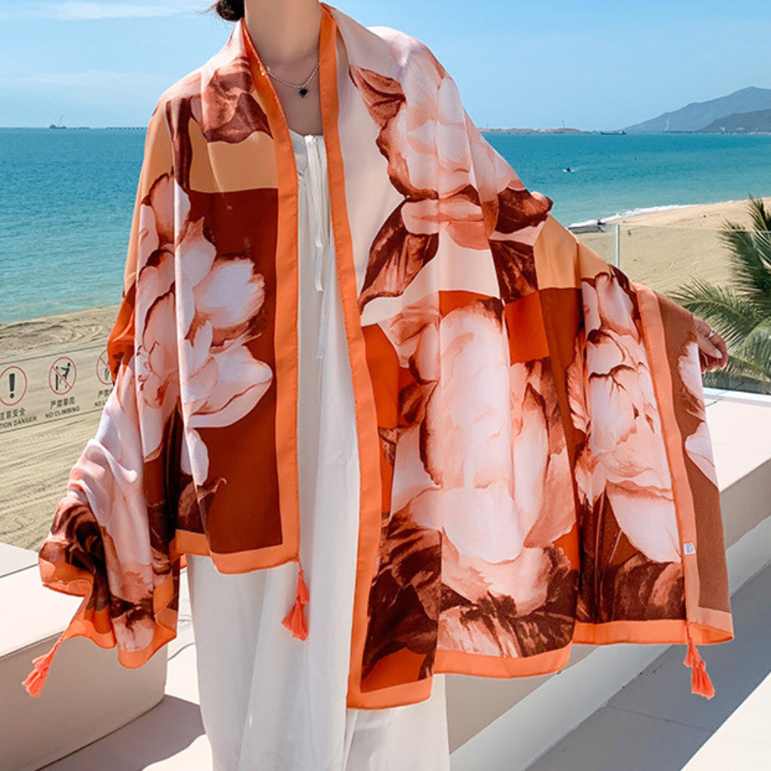 Scarf - Rose Tangerine