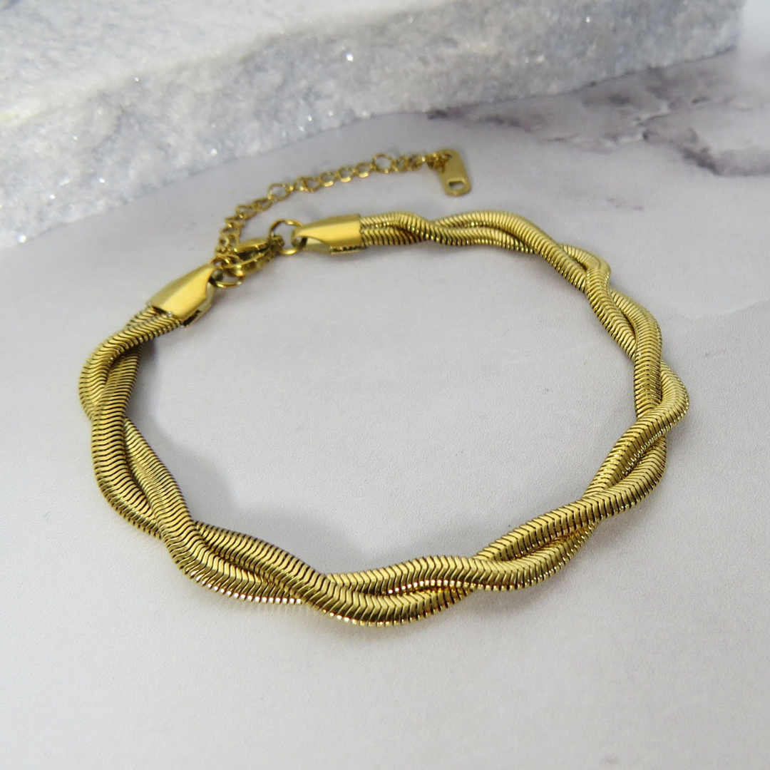 Braided Snake Bracelet