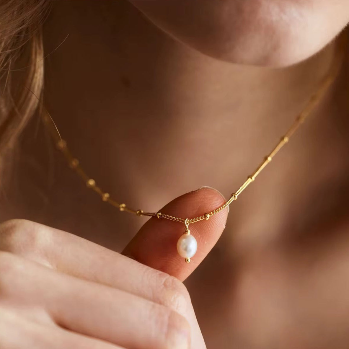 Dani Pearl Pendant Necklace