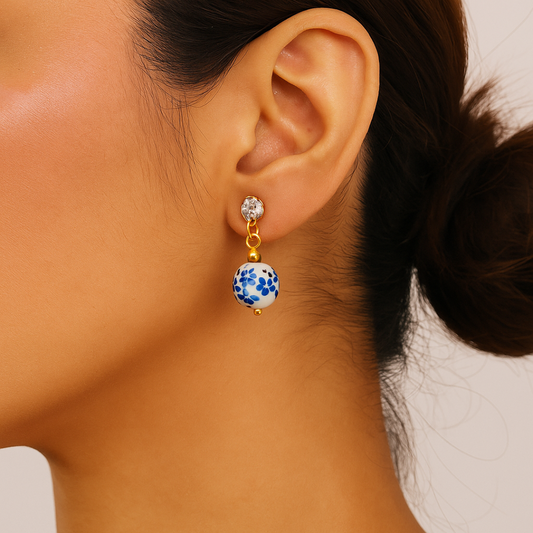 Daisy Single Bead Earrings
